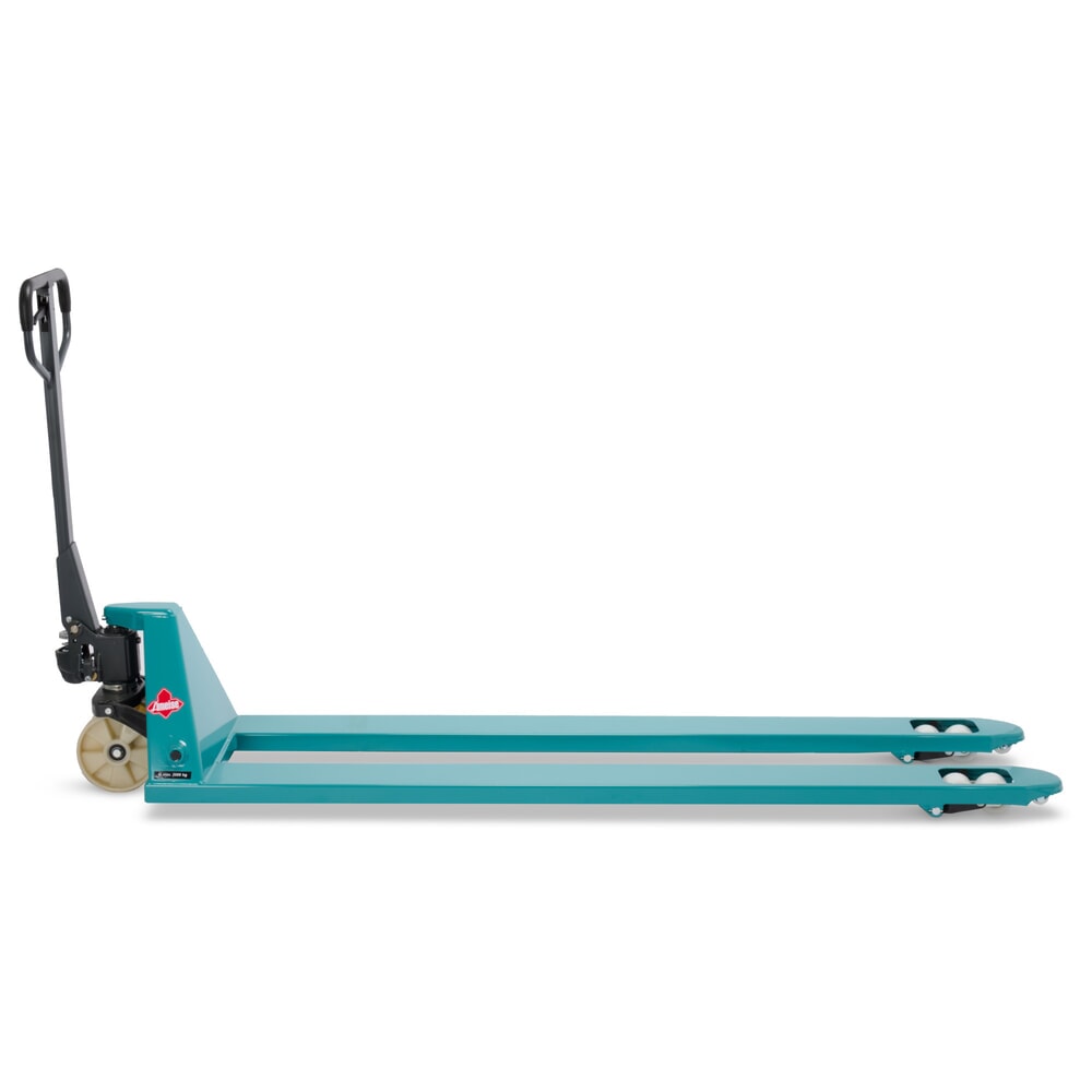 Número de imagen del producto 7: Transpaleta manual Ameise® PTM 2.0, capacidad de carga 2.000 kg, longitud de horquilla 2.000 mm, nailon, rodillos en tándem