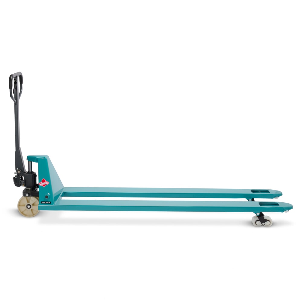 Número de imagen del producto 9: Transpaleta manual Ameise® PTM 2.0, capacidad de carga 2.000 kg, longitud de horquilla 2.000 mm, nailon, rodillos en tándem