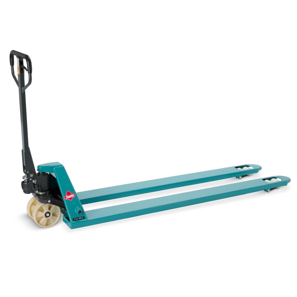 Imagen del producto: Transpaleta manual Ameise® PTM 2.0, capacidad de carga 2.000 kg, longitud de horquilla 2.000 mm, nailon, rodillos en tándem