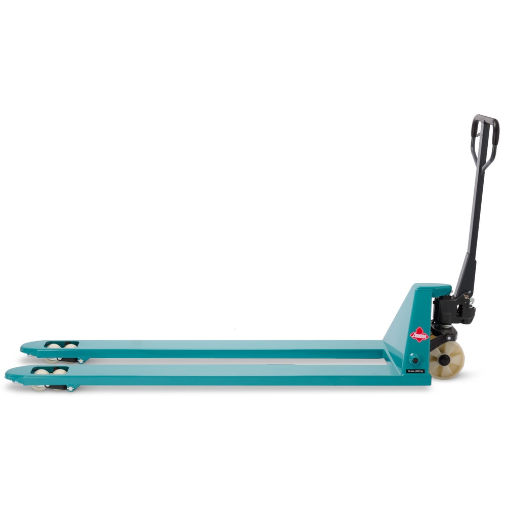 Número de imagen del producto 7: Transpaleta manual Ameise® PTM 2.0, capacidad de carga 2.000 kg, longitud de horquilla 1.800 mm, nailon, rodillos en tándem