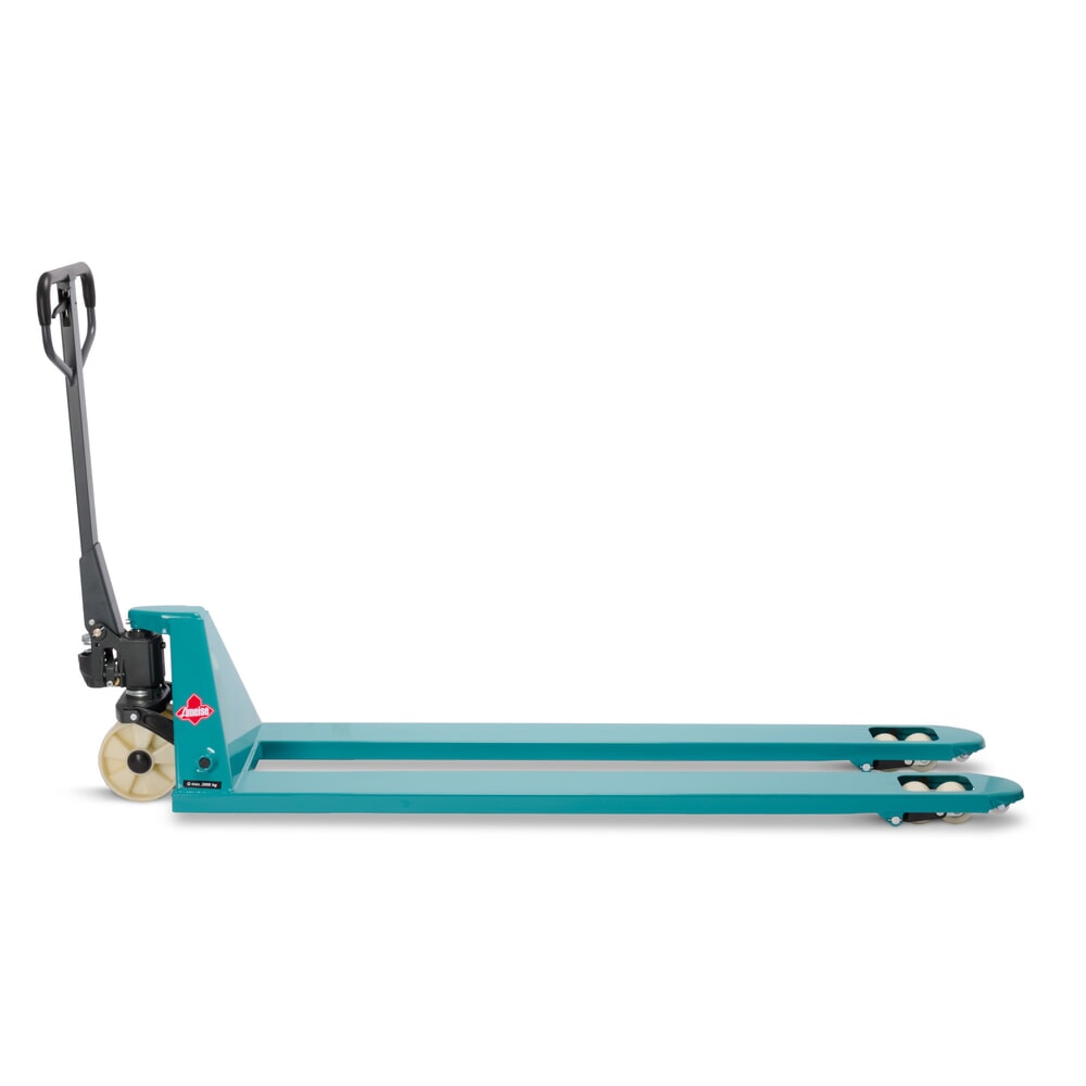 Número de imagen del producto 8: Transpaleta manual Ameise® PTM 2.0, capacidad de carga 2.000 kg, longitud de horquilla 1.800 mm, nailon, rodillos en tándem