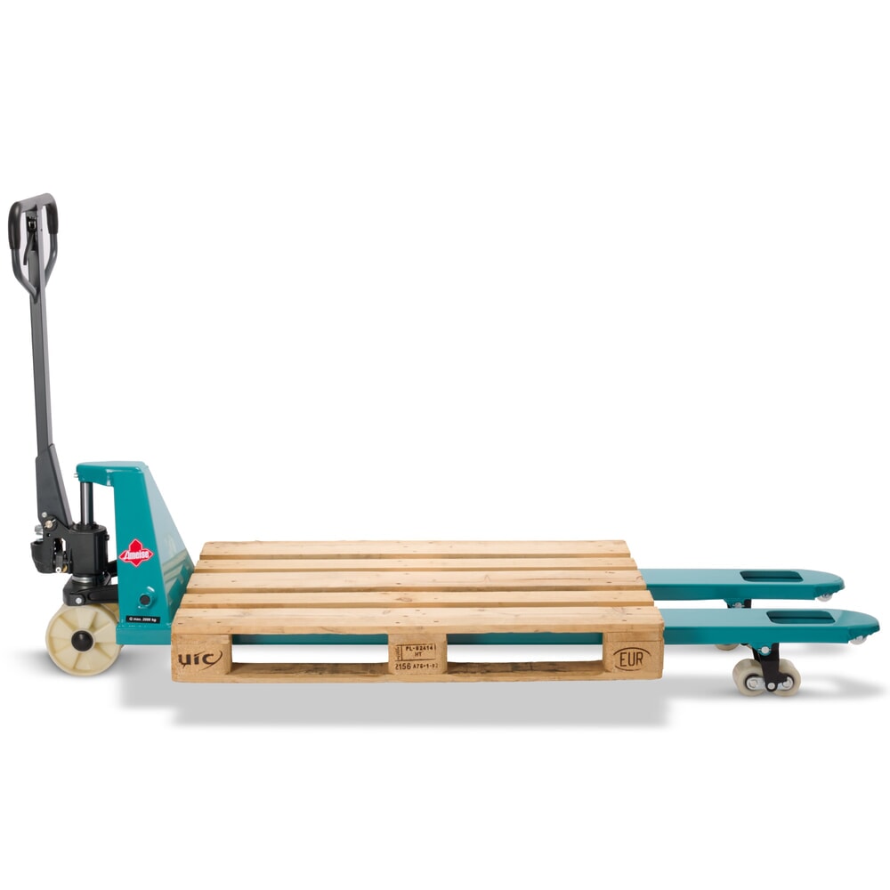 Número de imagen del producto 9: Transpaleta manual Ameise® PTM 2.0, capacidad de carga 2.000 kg, longitud de horquilla 1.800 mm, nailon, rodillos en tándem
