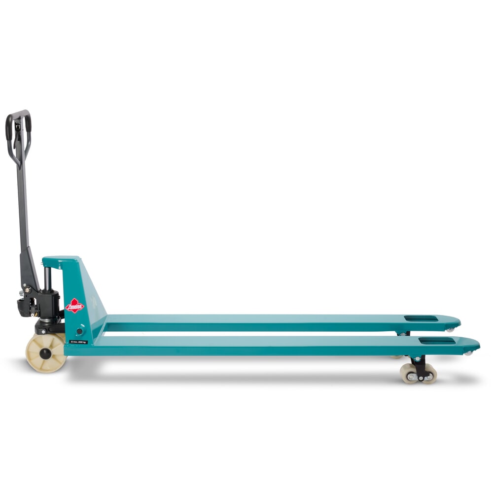 Número de imagen del producto 10: Transpaleta manual Ameise® PTM 2.0, capacidad de carga 2.000 kg, longitud de horquilla 1.800 mm, nailon, rodillos en tándem