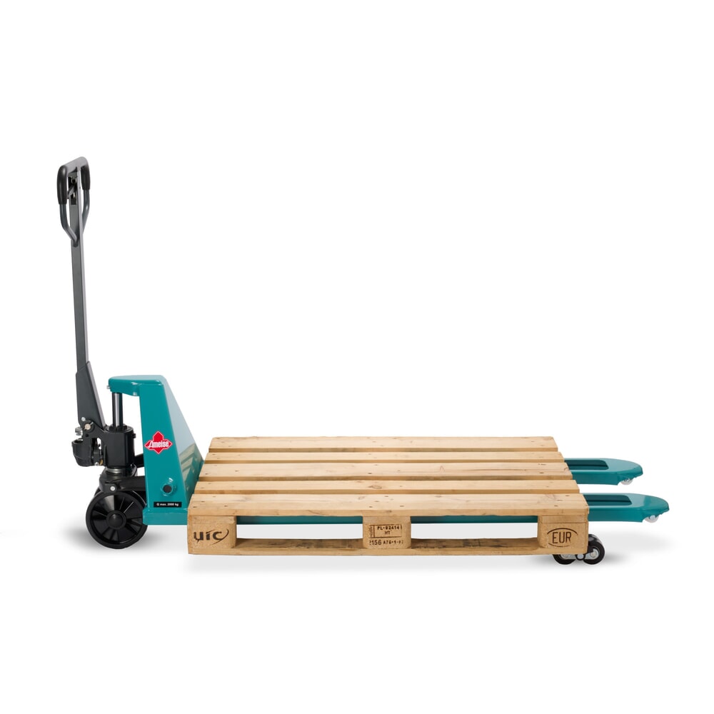 Número de imagen del producto 9: Transpaleta manual Ameise® PTM 2.0, capacidad de carga 2.000 kg, longitud de horquilla 1.500 mm, poliuretano, rodillos en tándem