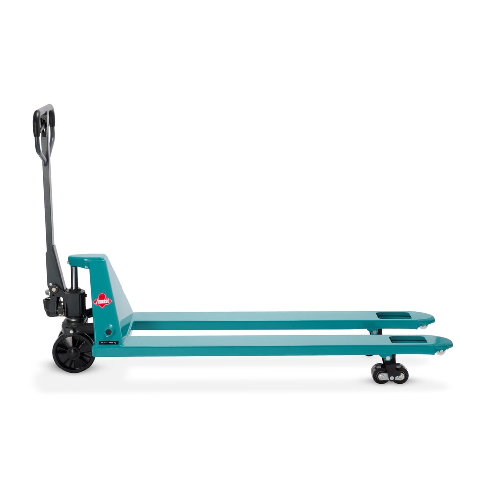 Número de imagen del producto 10: Transpaleta manual Ameise® PTM 2.0, capacidad de carga 2.000 kg, longitud de horquilla 1.500 mm, poliuretano, rodillos en tándem