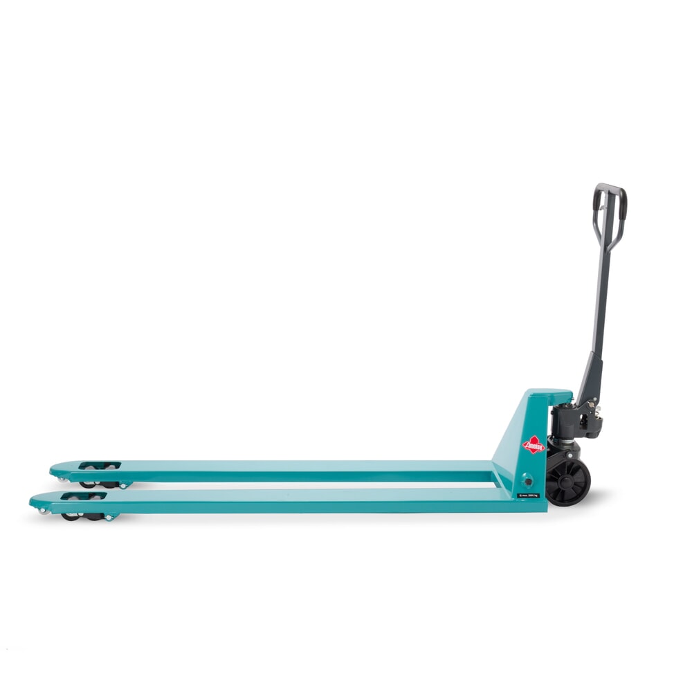 Número de imagen del producto 6: Transpaleta manual Ameise® PTM 2.0, capacidad de carga 2.000 kg, longitud de horquilla 1.800 mm, poliuretano, rodillos en tándem