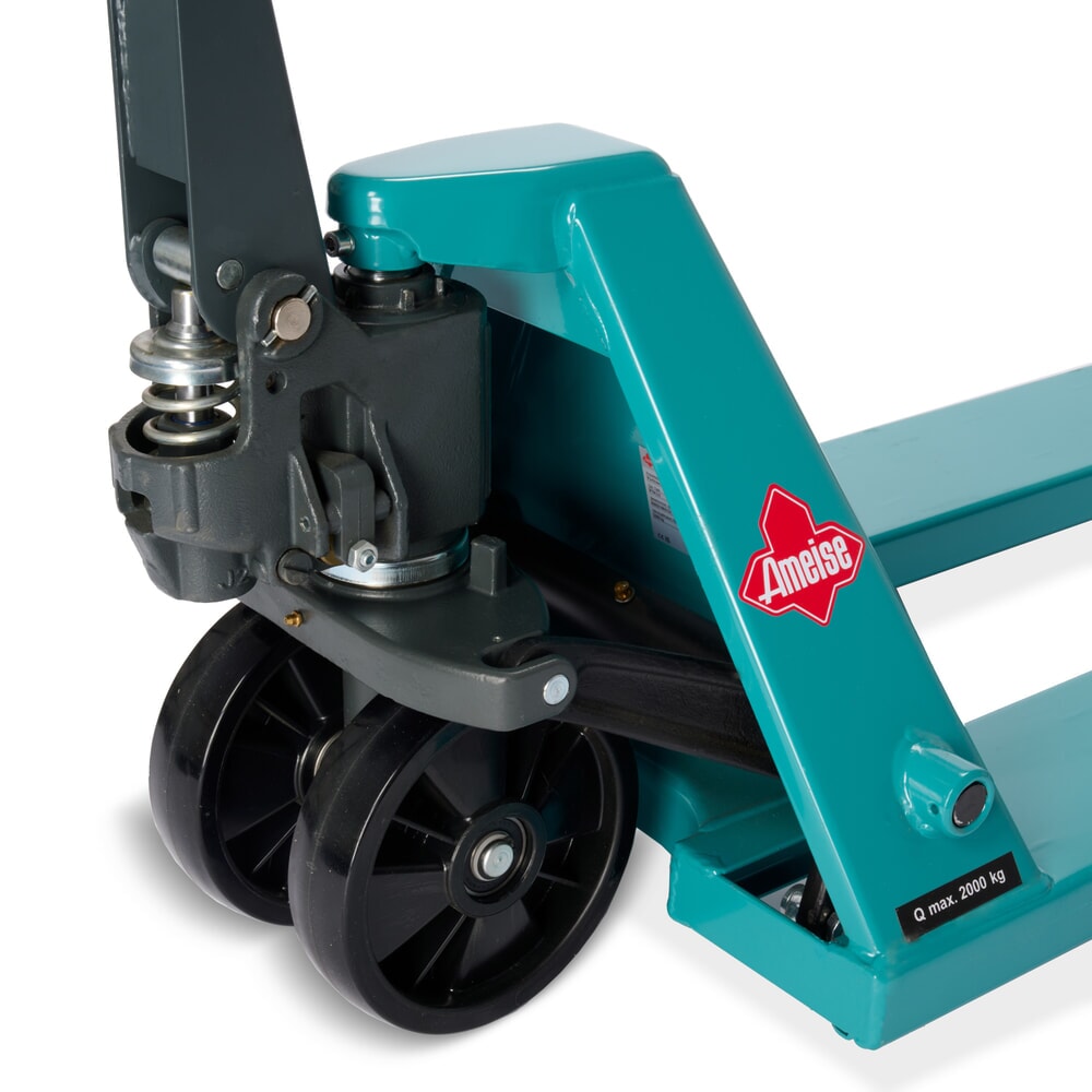 Número de imagen del producto 11: Transpaleta manual Ameise® PTM 2.0, capacidad de carga 2.000 kg, longitud de horquilla 1.800 mm, poliuretano, rodillos en tándem