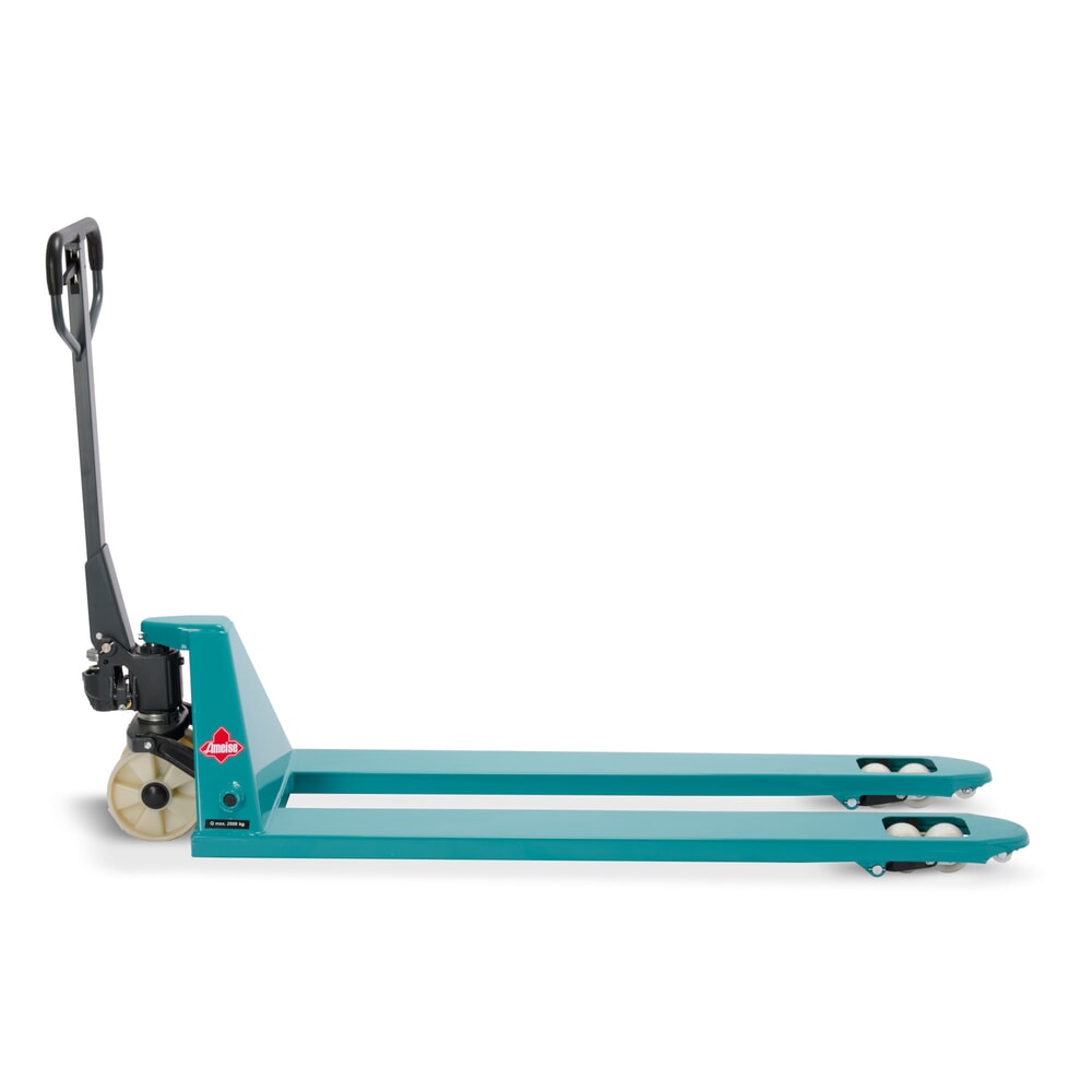 Número de imagen del producto 8: Transpaleta manual Ameise® PTM 2.0, capacidad de carga 2.000 kg, longitud de horquilla 1.500 mm, nailon, rodillos en tándem