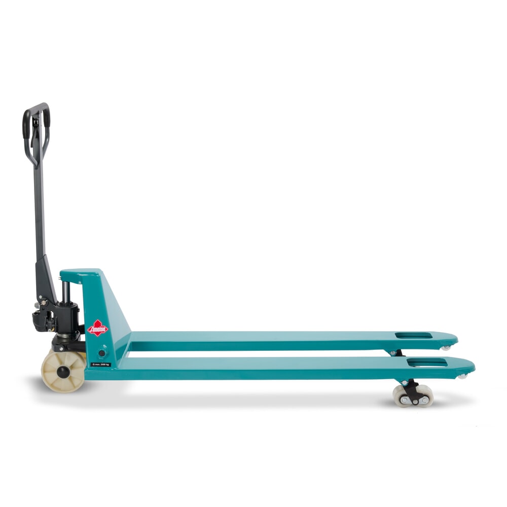 Número de imagen del producto 10: Transpaleta manual Ameise® PTM 2.0, capacidad de carga 2.000 kg, longitud de horquilla 1.500 mm, nailon, rodillos en tándem