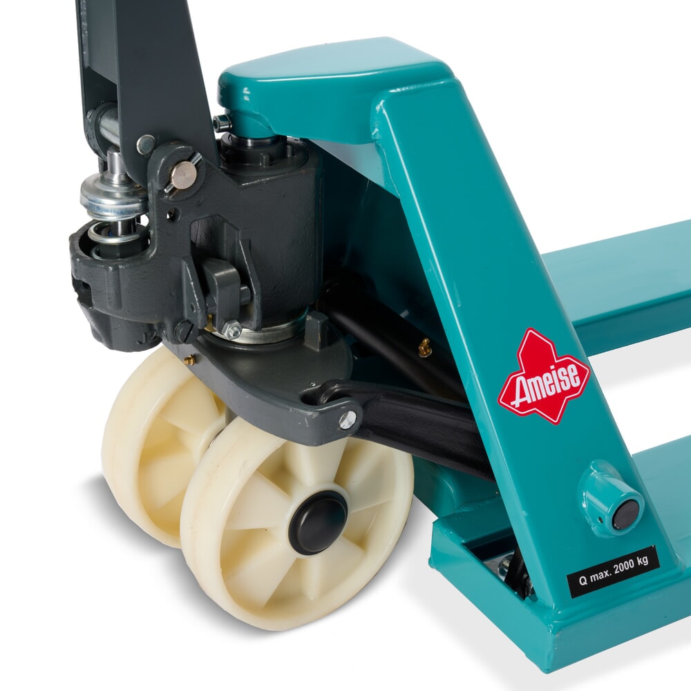 Número de imagen del producto 13: Transpaleta manual Ameise® PTM 2.0, capacidad de carga 2.000 kg, longitud de horquilla 1.500 mm, nailon, rodillos en tándem