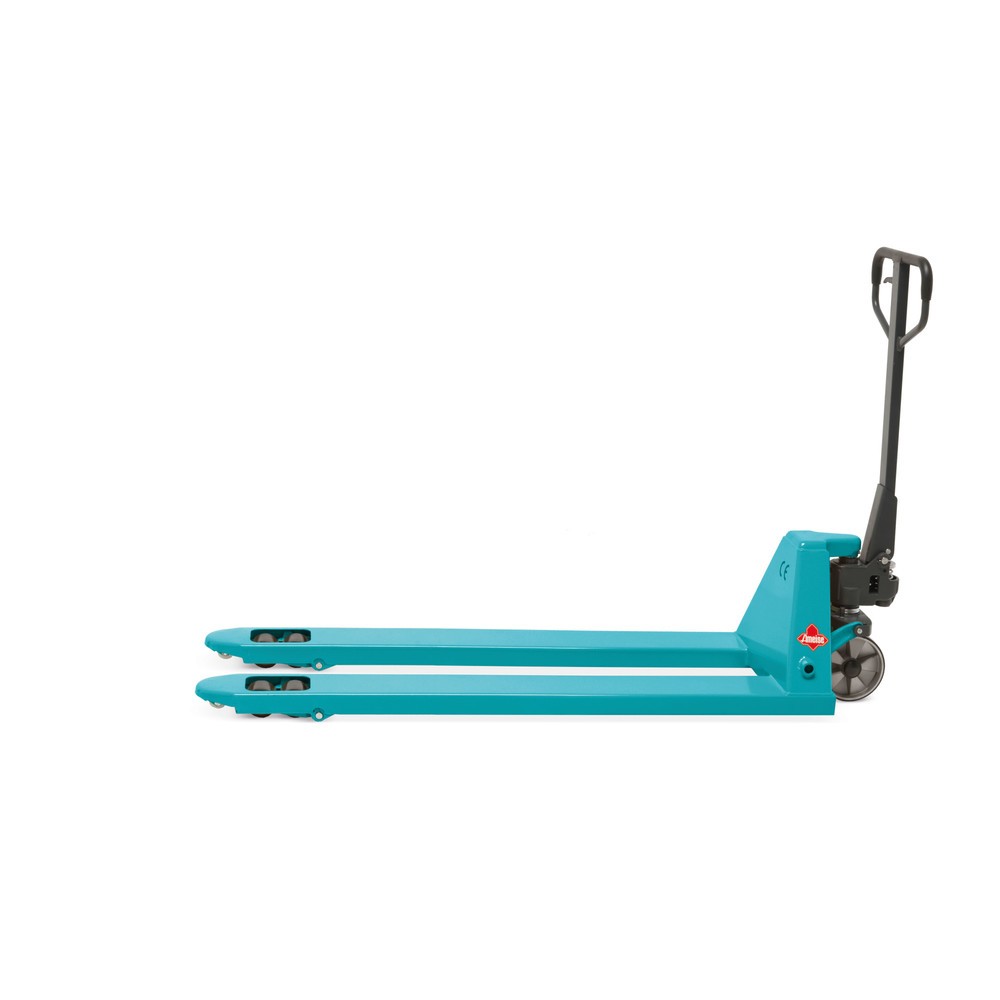 Número de imagen del producto 5: Transpaleta manual Ameise® PTM 2.0, capacidad de carga 2.000 kg, longitud de horquilla 1.800 mm, poliuretano, rodillos en tándem