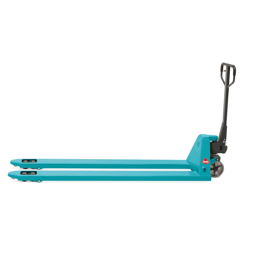 Número de imagen del producto 5: Transpaleta manual Ameise® PTM 2.0, capacidad de carga 2.000 kg, longitud de horquilla 2.500 mm, poliuretano, rodillos en tándem