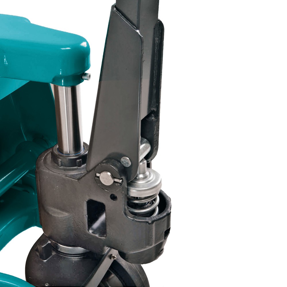 Número de imagen del producto 6: Transpaleta manual Ameise® PTM 2.0, capacidad de carga 2.000 kg, longitud de horquilla 800 mm, poliuretano, rodillos en tándem