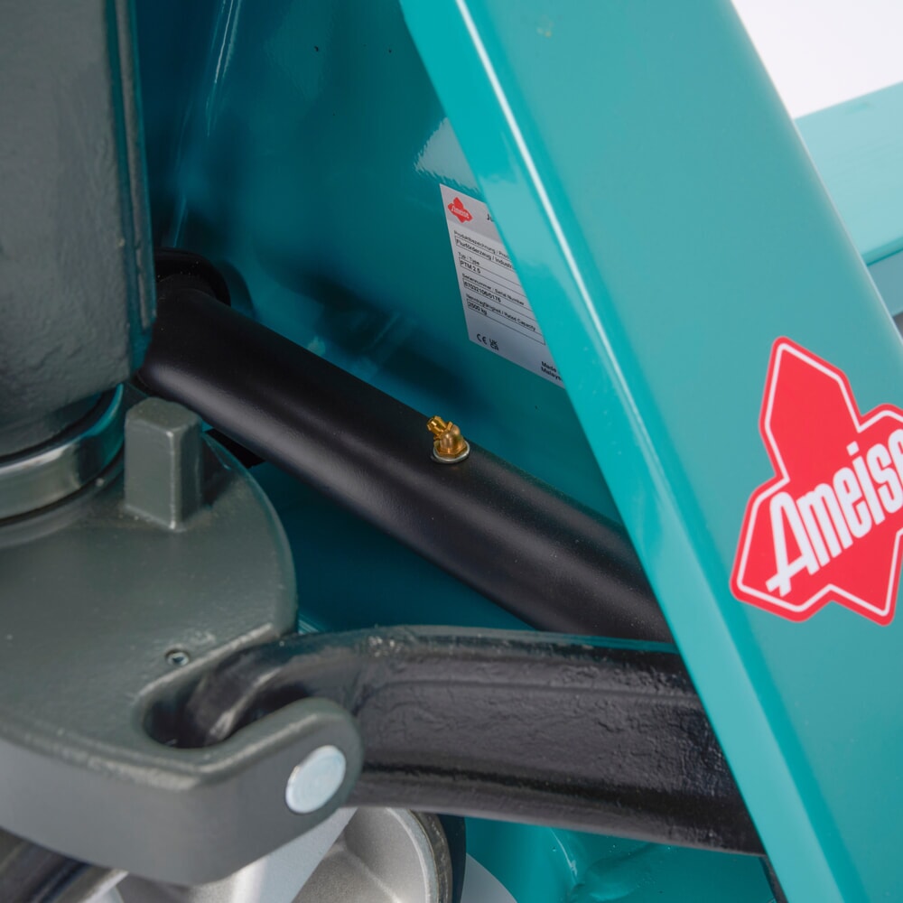 Número de imagen del producto 6: Transpaleta manual Ameise® PTM 2.5, capacidad de carga 2.500 kg, longitud de horquilla 1.150 mm, caucho/poliuretano, rodillos en tándem