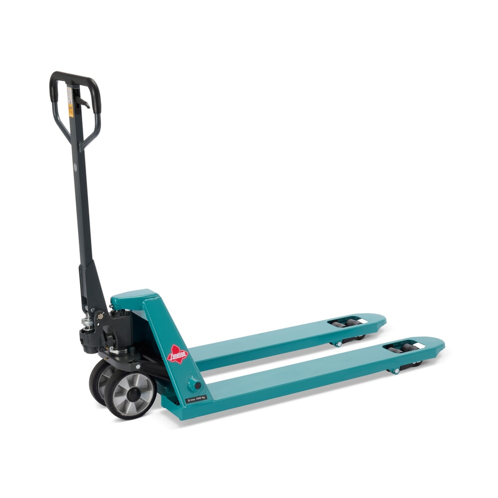 Imagen del producto: Transpaleta manual Ameise® PTM 2.5, capacidad de carga 2.500 kg, longitud de horquilla 1.150 mm, caucho/poliuretano, rodillos en tándem