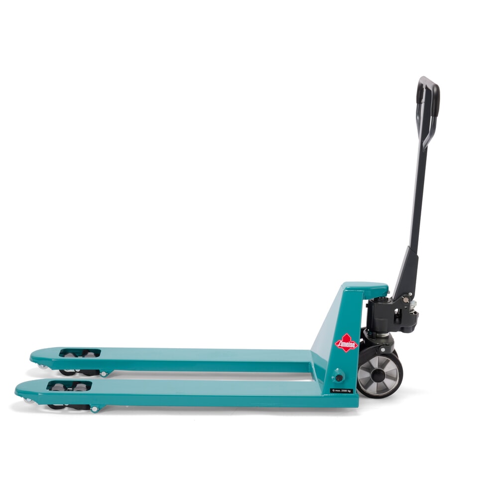 Número de imagen del producto 10: Transpaleta manual Ameise® PTM 2.5, capacidad de carga 2.500 kg, longitud de horquilla 1.150 mm, caucho/poliuretano, rodillos en tándem