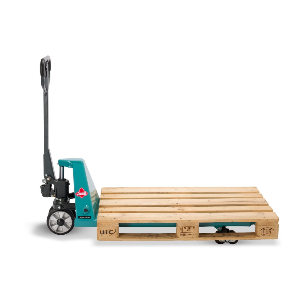 Número de imagen del producto 12: Transpaleta manual Ameise® PTM 2.5, capacidad de carga 2.500 kg, longitud de horquilla 1.150 mm, caucho/poliuretano, rodillos en tándem