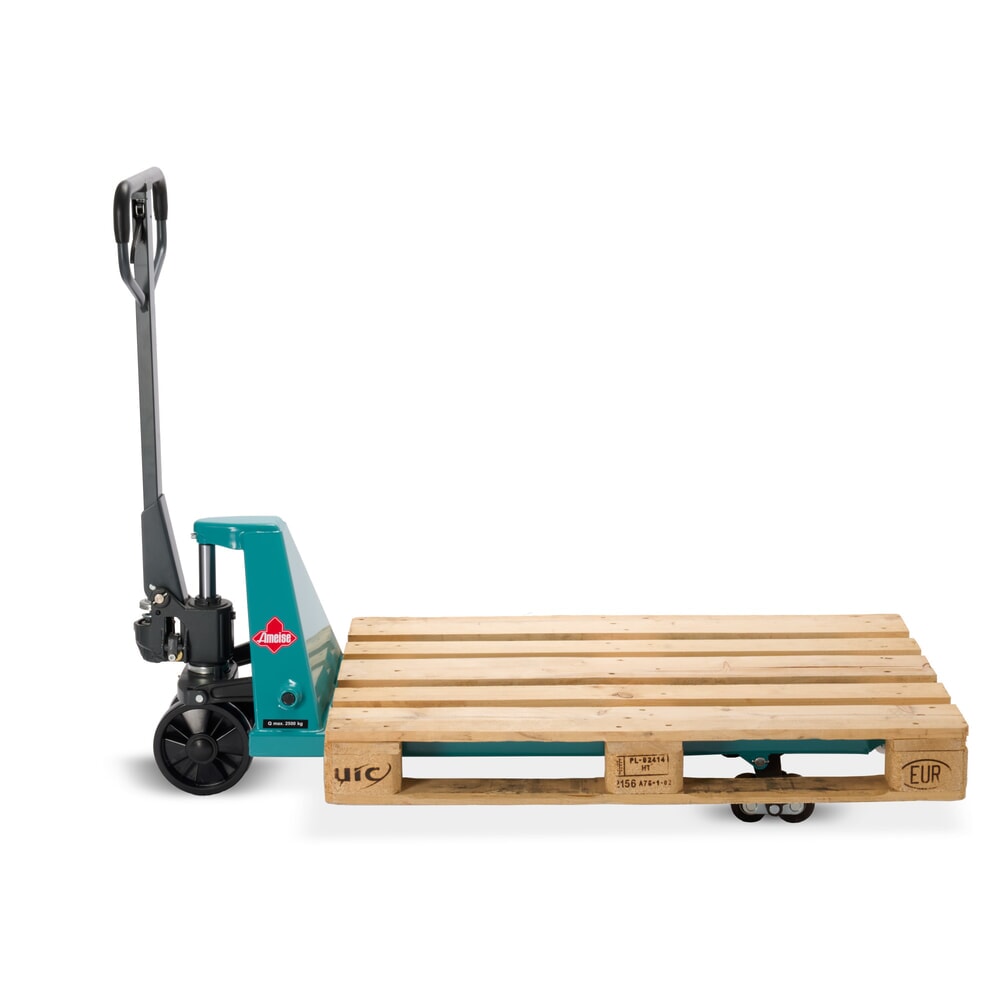 Número de imagen del producto 7: Transpaleta manual Ameise® PTM 2.5, capacidad de carga 2.500 kg, longitud de horquilla 1.150 mm, poliuretano, rodillos en tándem