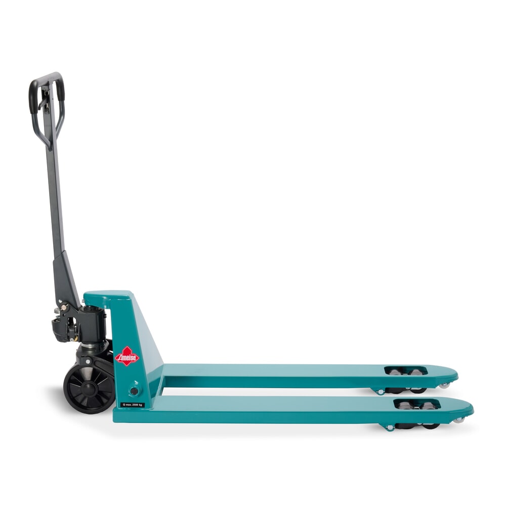 Número de imagen del producto 9: Transpaleta manual Ameise® PTM 2.5, capacidad de carga 2.500 kg, longitud de horquilla 1.150 mm, poliuretano, rodillos en tándem