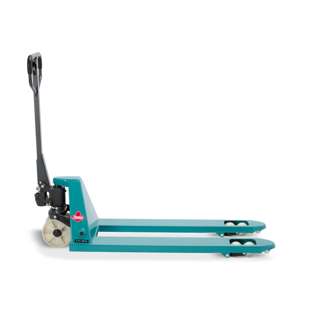 Número de imagen del producto 8: Transpaleta manual Ameise® PTM 2.5, capacidad de carga 2.500 kg, longitud de horquilla 1.150 mm, nailon, rodillos en tándem