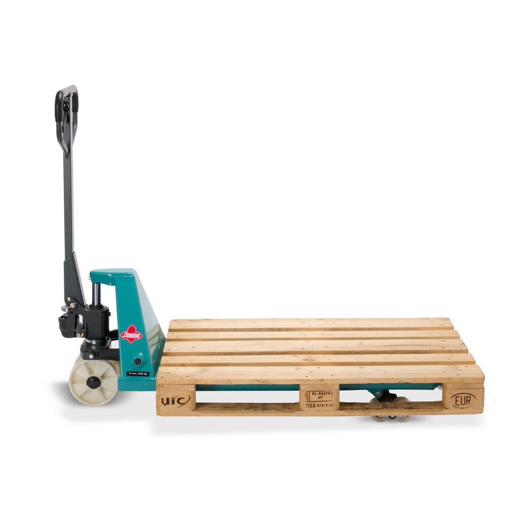 Número de imagen del producto 9: Transpaleta manual Ameise® PTM 2.5, capacidad de carga 2.500 kg, longitud de horquilla 1.150 mm, nailon, rodillos en tándem