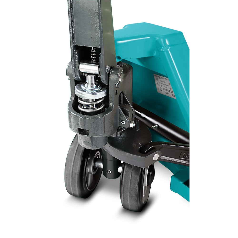 Número de imagen del producto 7: Transpaleta manual Ameise® PTM 2.0, capacidad de carga 2.000 kg, longitud de horquilla 1.150 mm, caucho/poliuretano