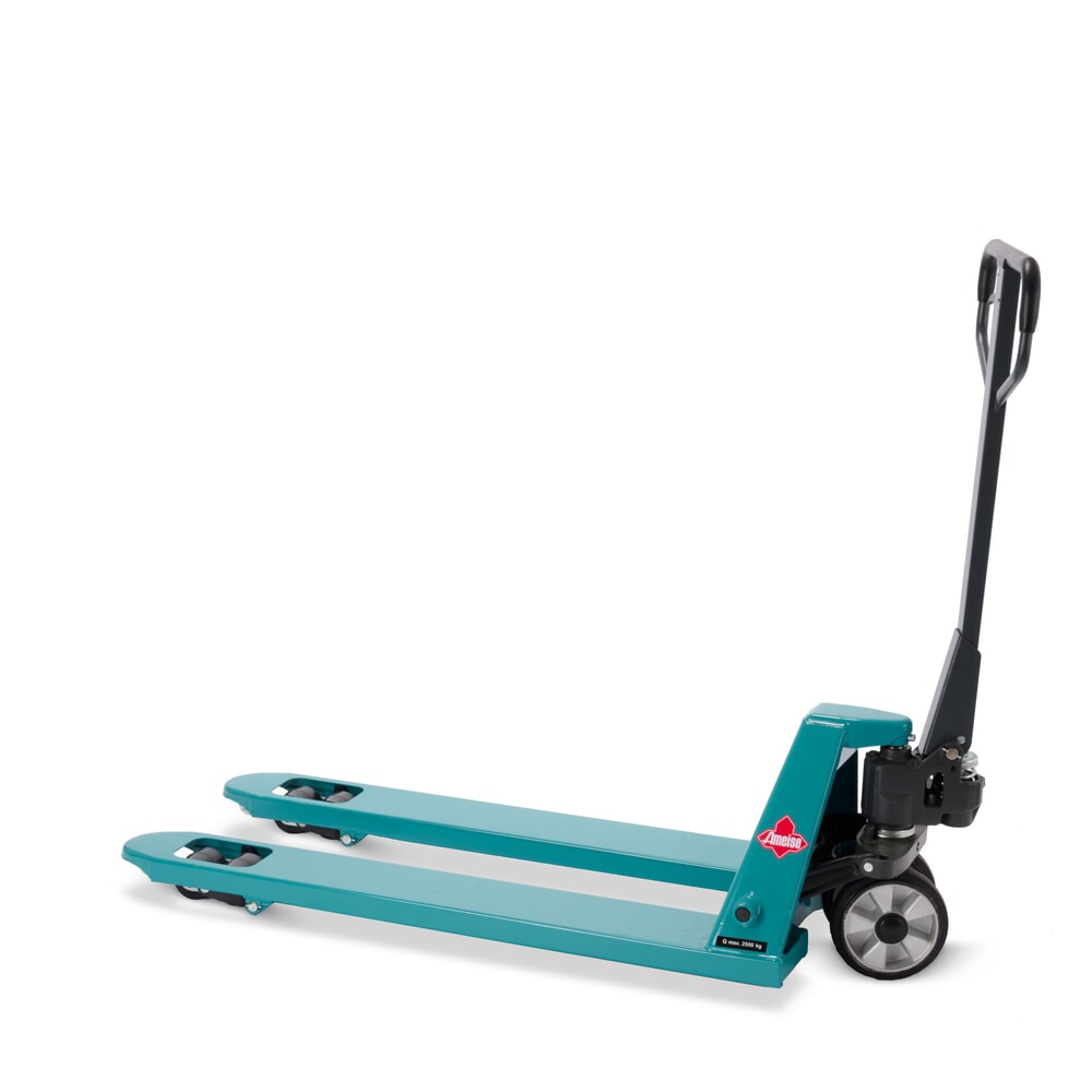 Número de imagen del producto 6: Transpaleta manual Ameise® PTM 2.5, con elevación rápida, capacidad de carga 2.500 kg, longitud de horquilla 1.150 mm, caucho/poliuretano, rodillos en tándem