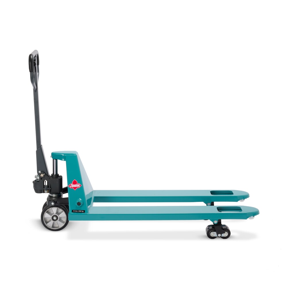 Número de imagen del producto 9: Transpaleta manual Ameise® PTM 2.5, con elevación rápida, capacidad de carga 2.500 kg, longitud de horquilla 1.150 mm, caucho/poliuretano, rodillos en tándem