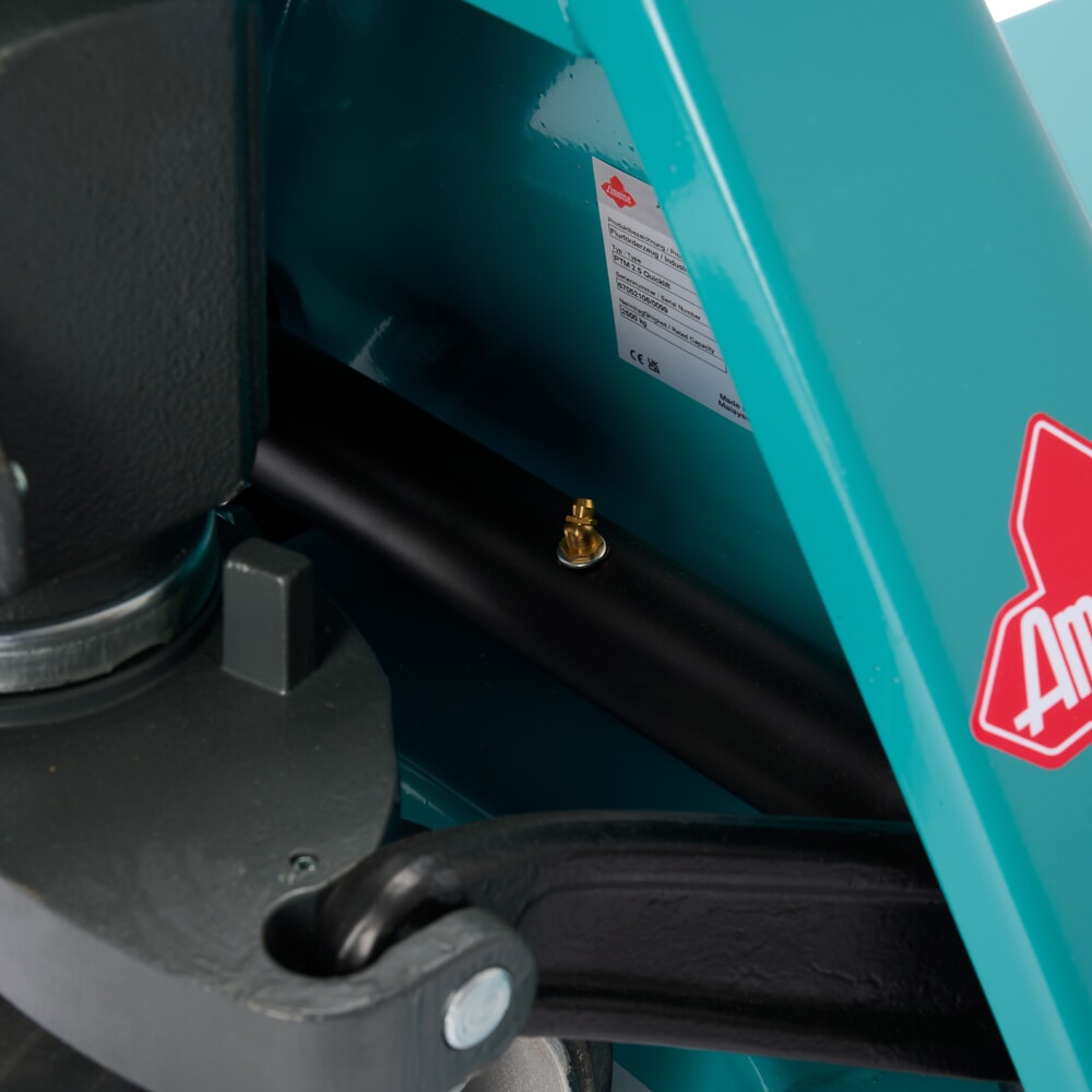 Número de imagen del producto 12: Transpaleta manual Ameise® PTM 2.5, con elevación rápida, capacidad de carga 2.500 kg, longitud de horquilla 1.150 mm, caucho/poliuretano, rodillos en tándem