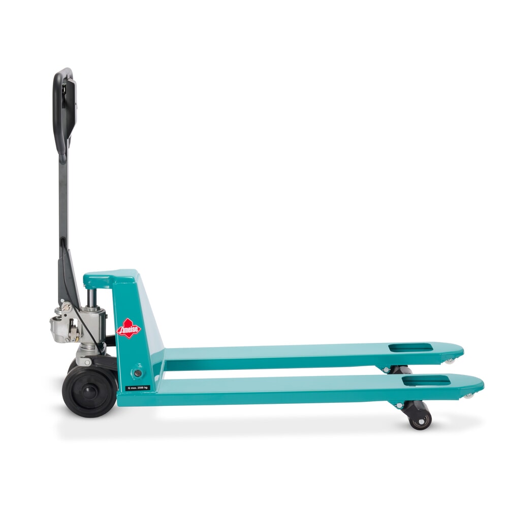 Número de imagen del producto 9: Transpaleta manual Ameise® PTM 2.5 con freno de mano, capacidad de carga 2.500 kg, longitud de horquilla 1.150 mm, goma maciza/poliuretano