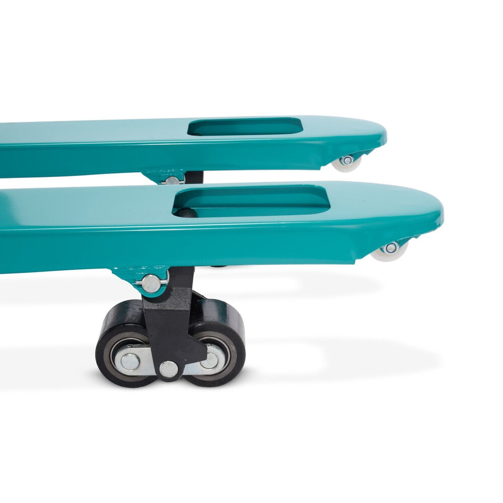 Número de imagen del producto 6: Transpaleta manual Ameise® PTM 2.5, con freno manual, capacidad de carga 2.500 kg, longitud de horquilla 1.150 mm, caucho/poliuretano, rodillos en tándem