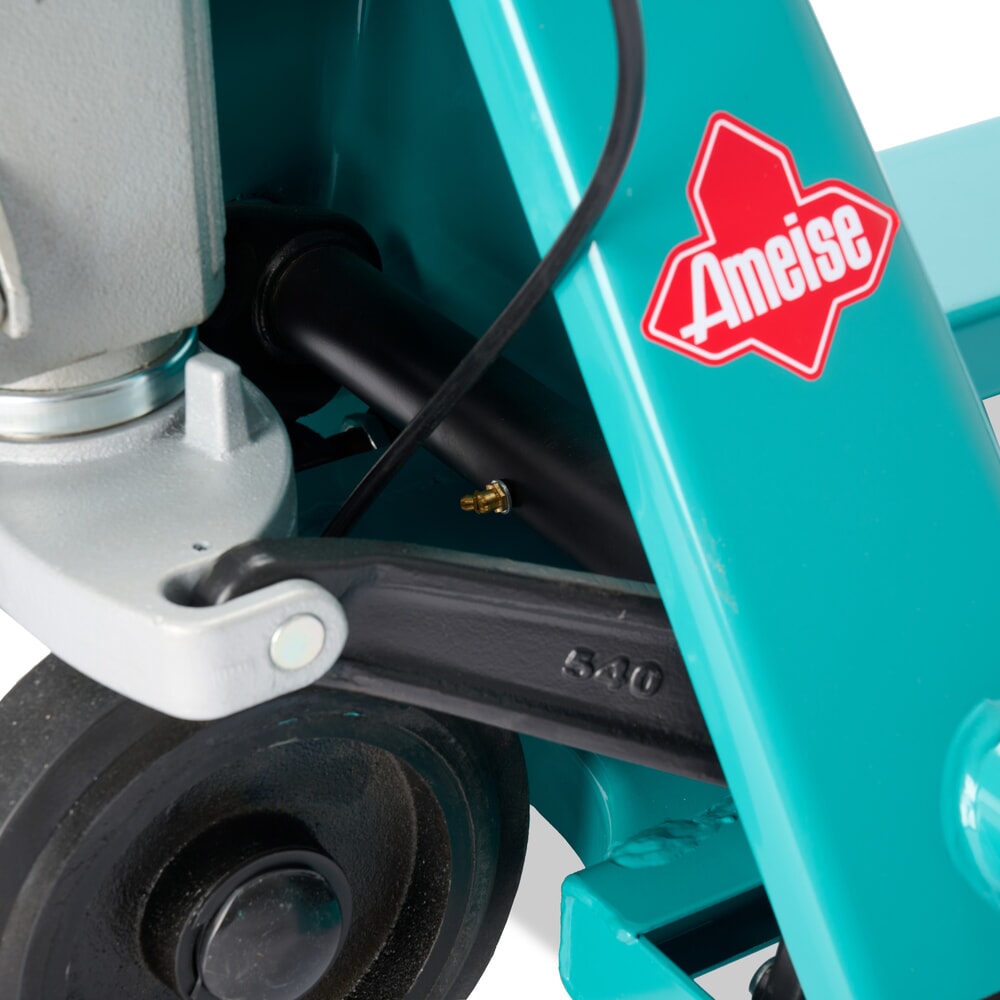 Número de imagen del producto 7: Transpaleta manual Ameise® PTM 2.5, con freno manual, capacidad de carga 2.500 kg, longitud de horquilla 1.150 mm, caucho/poliuretano, rodillos en tándem