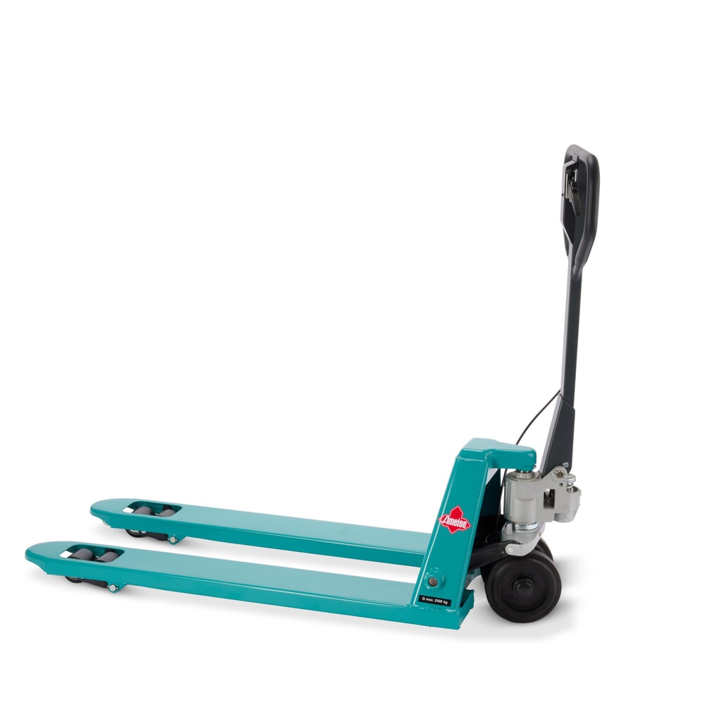 Número de imagen del producto 11: Transpaleta manual Ameise® PTM 2.5, con freno manual, capacidad de carga 2.500 kg, longitud de horquilla 1.150 mm, caucho/poliuretano, rodillos en tándem