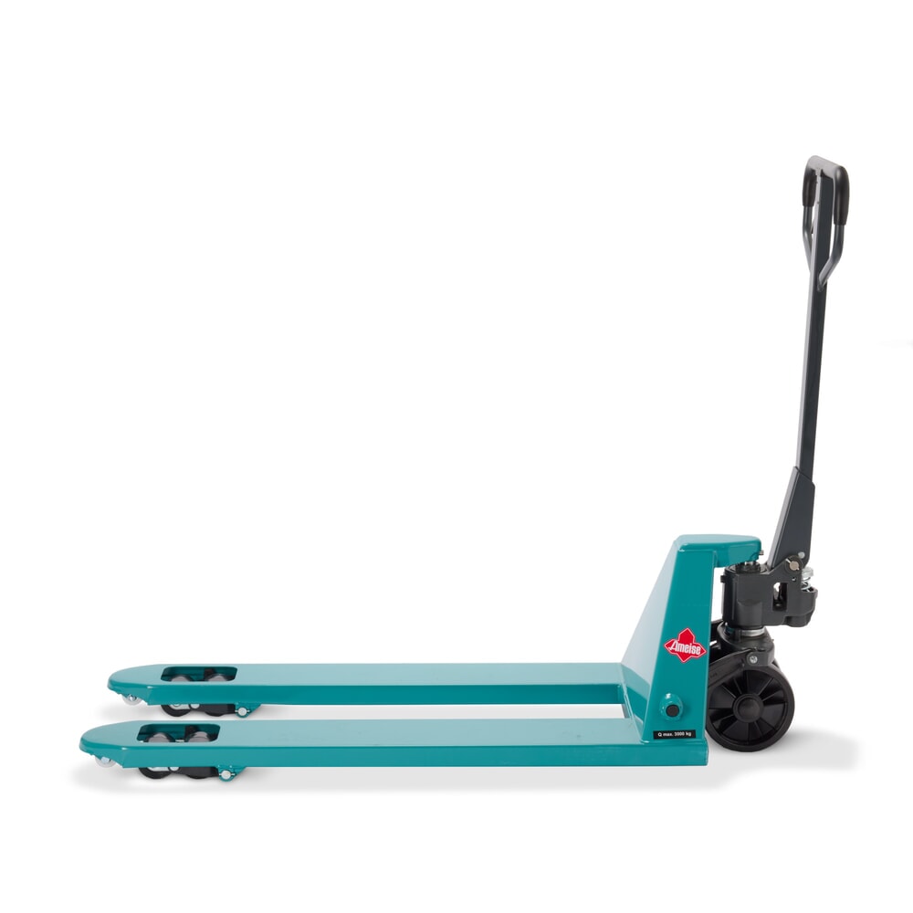 Número de imagen del producto 6: Transpaleta manual Ameise® PTM 3.0, capacidad de carga 3.000 kg, longitud de horquilla 1.150 mm, poliuretano, rodillos en tándem