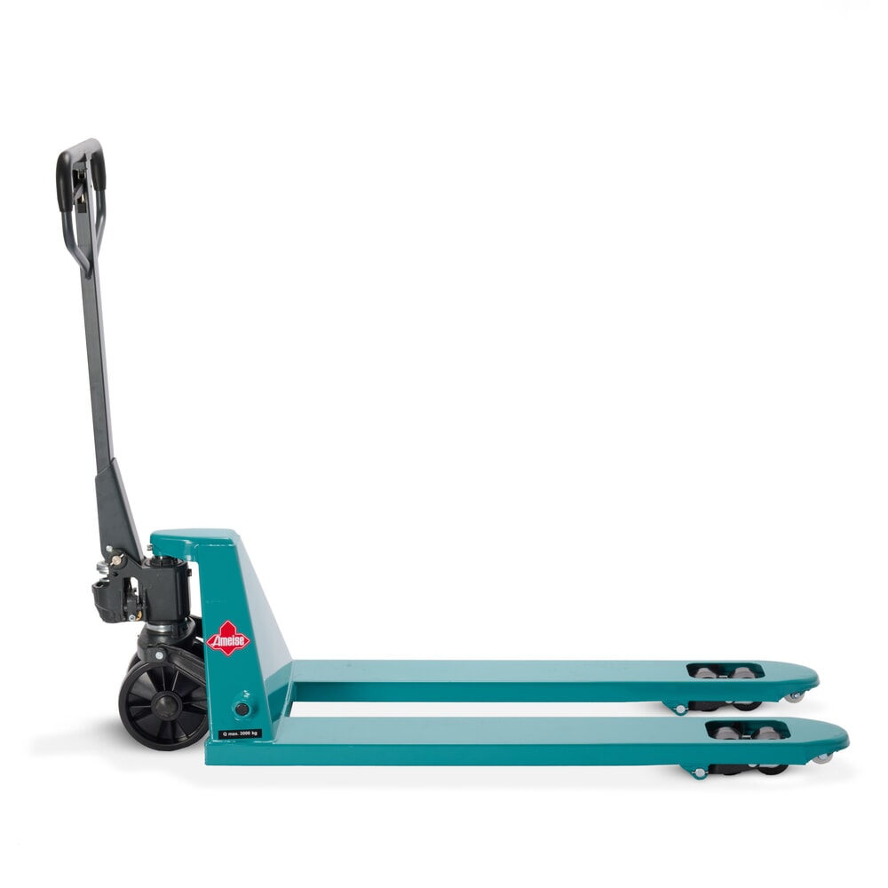 Número de imagen del producto 9: Transpaleta manual Ameise® PTM 3.0, capacidad de carga 3.000 kg, longitud de horquilla 1.150 mm, poliuretano, rodillos en tándem