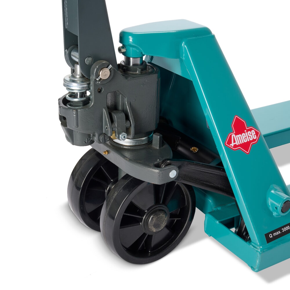 Número de imagen del producto 11: Transpaleta manual Ameise® PTM 3.0, capacidad de carga 3.000 kg, longitud de horquilla 1.150 mm, poliuretano, rodillos en tándem
