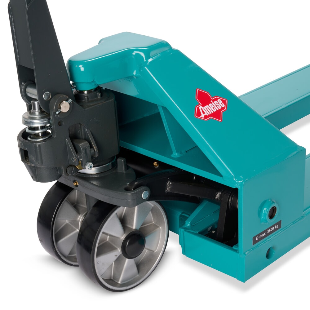 Número de imagen del producto 13: Transpaleta manual Ameise® PTM 3.5, capacidad de carga 3.500 kg, longitud de horquilla 2.000 mm, poliuretano, rodillos en tándem