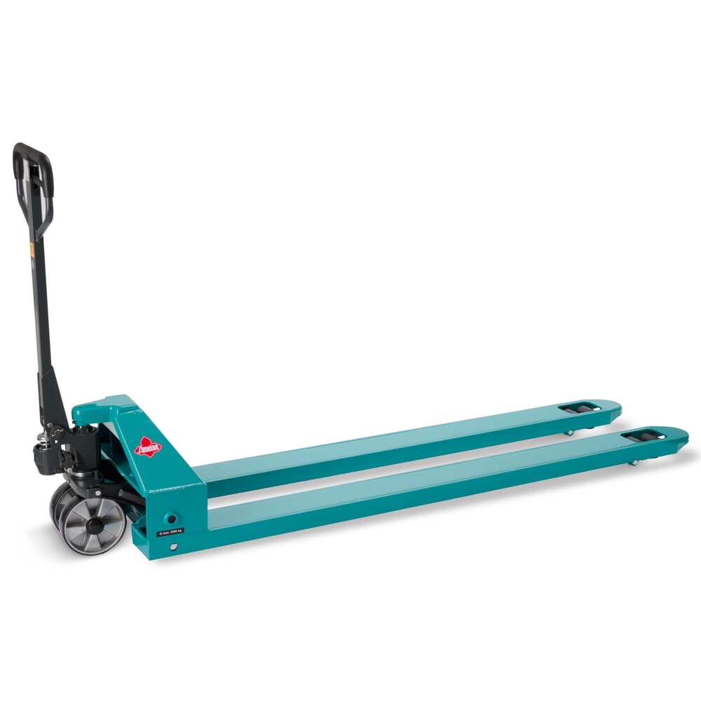 Número de imagen del producto 1: Transpaleta manual Ameise® PTM 3.5, capacidad de carga 3.500 kg, longitud de horquilla 2.000 mm, poliuretano, rodillos en tándem