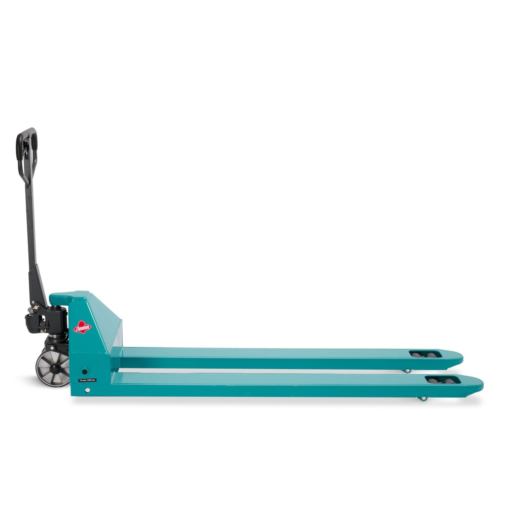 Número de imagen del producto 6: Transpaleta manual Ameise® PTM 3.5, capacidad de carga 3.500 kg, longitud de horquilla 1.800 mm, poliuretano, rodillos en tándem