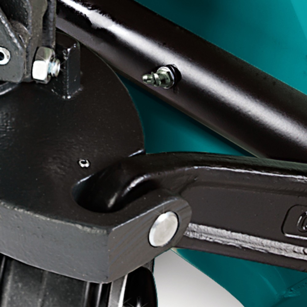 Número de imagen del producto 5: Transpaleta manual Ameise® PTM 2.0, con elevación rápida, capacidad de carga 2.000 kg, longitud de horquilla 1.150 mm, poliuretano, rodillos en tándem