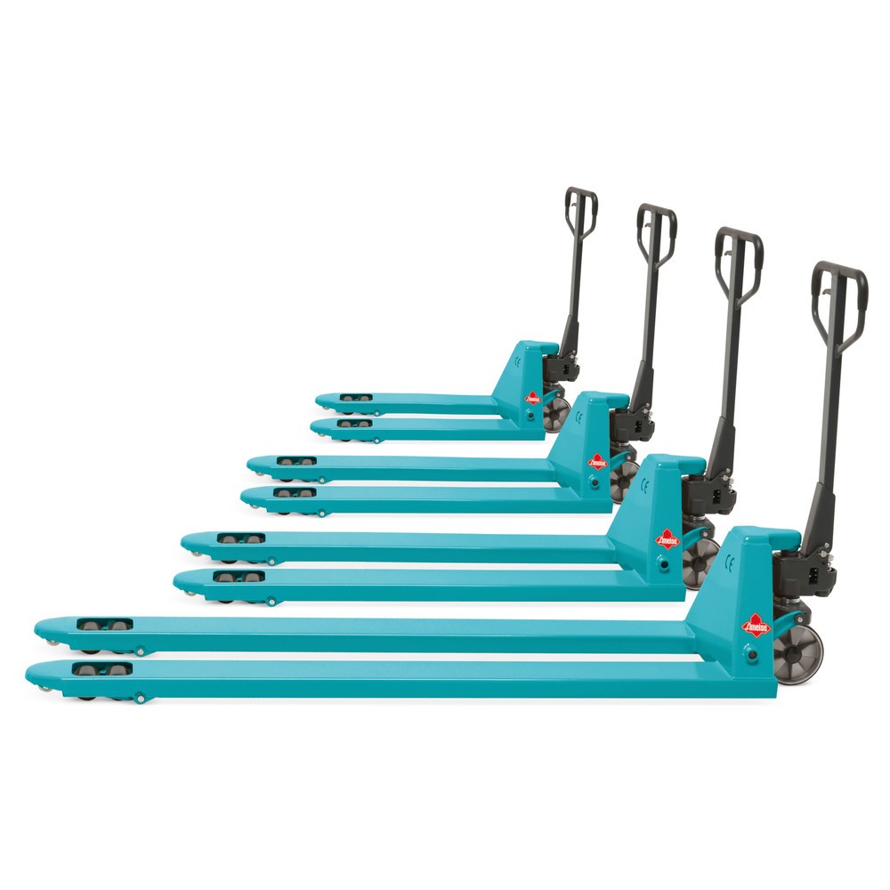 Imagen del producto: Transpaleta manual Ameise® PTM 2.0, capacidad de carga 2.000 kg, longitud de horquilla 1.500 mm, poliuretano, rodillos en tándem