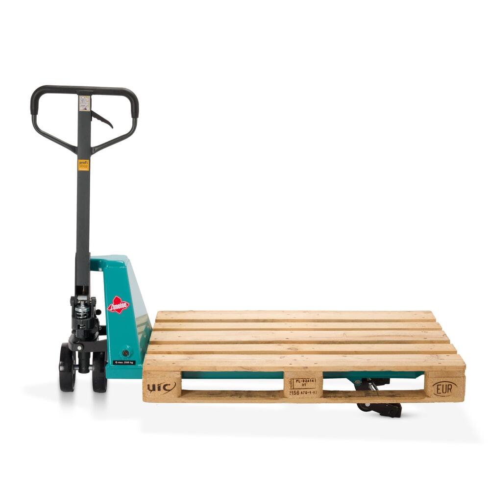 Número de imagen del producto 3: Transpaleta manual de 4 direcciones Ameise® PTM 2.5 Cross, con capacidad de carga de carga 2.500 kg/1.500 kg, longitud de horquilla de 1.150 mm, poliuretano