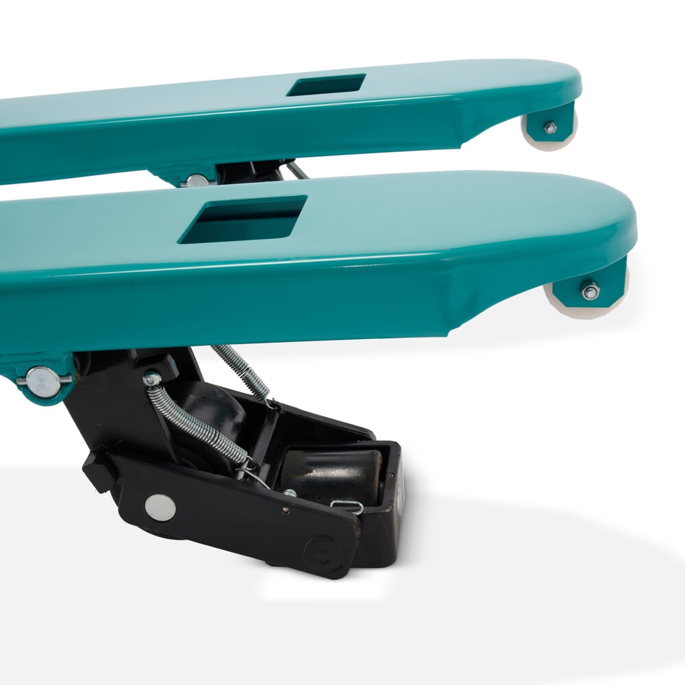 Número de imagen del producto 6: Transpaleta manual de 4 direcciones Ameise® PTM 2.5 Cross, con capacidad de carga de carga 2.500 kg/1.500 kg, longitud de horquilla de 1.150 mm, poliuretano