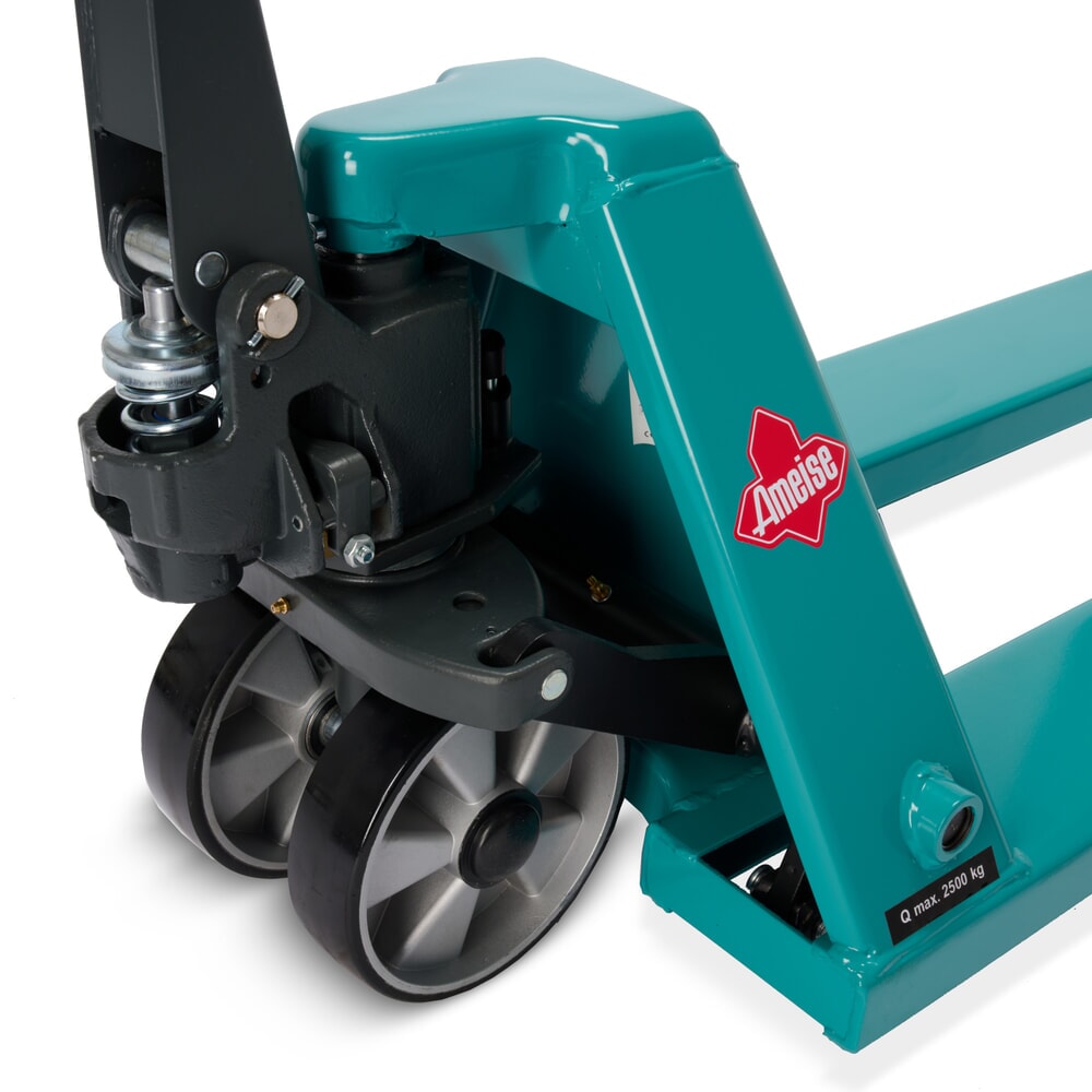 Número de imagen del producto 8: Transpaleta manual de 4 direcciones Ameise® PTM 2.5 Cross, con capacidad de carga de carga 2.500 kg/1.500 kg, longitud de horquilla de 1.150 mm, poliuretano