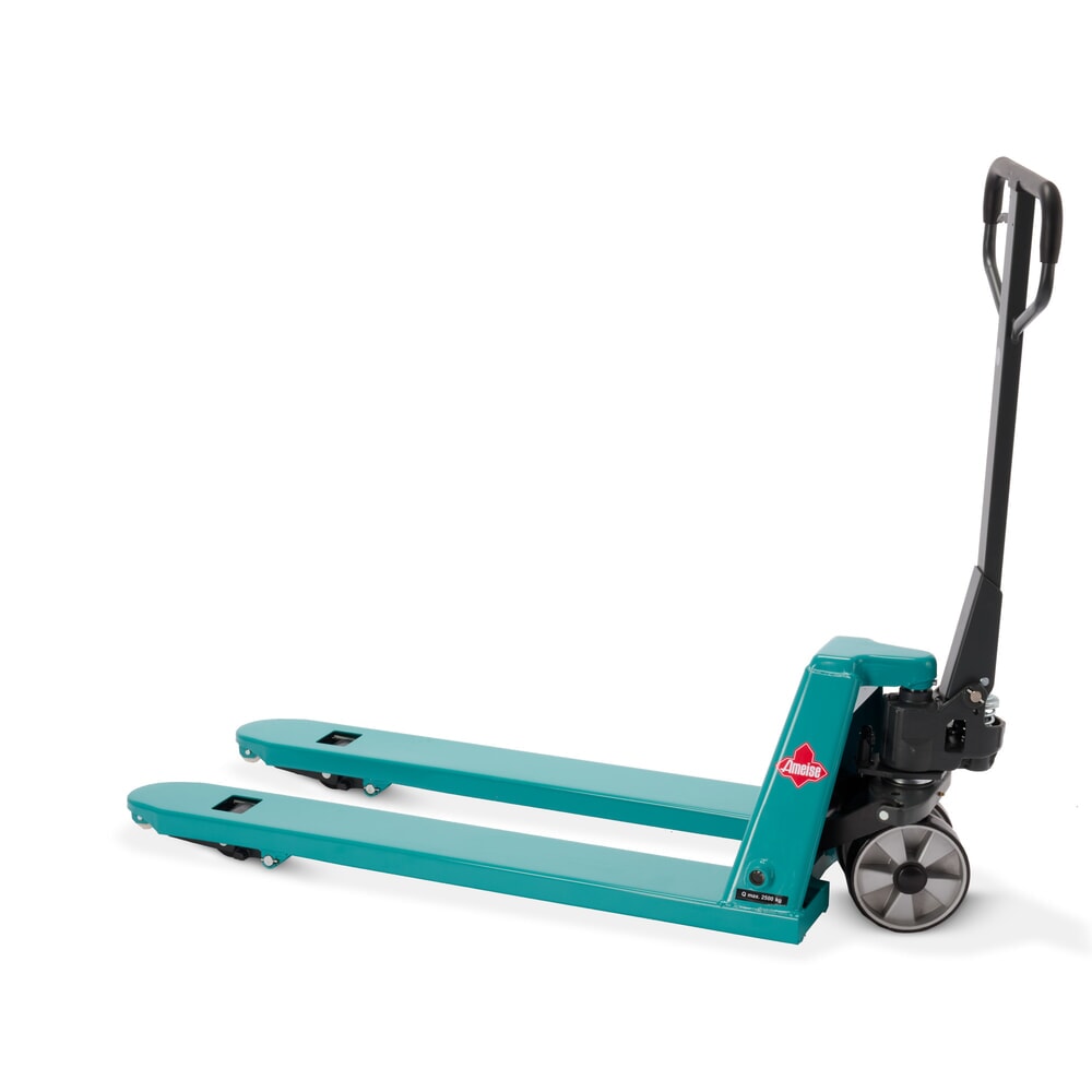 Número de imagen del producto 10: Transpaleta manual de 4 direcciones Ameise® PTM 2.5 Cross, con capacidad de carga de carga 2.500 kg/1.500 kg, longitud de horquilla de 1.150 mm, poliuretano