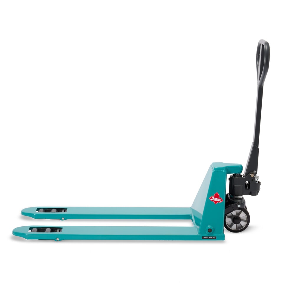 Número de imagen del producto 5: Transpaleta manual Ameise® PTM 1.5, Low, capacidad de carga 1.500 kg, longitud de horquilla 1.150 mm, caucho/poliuretano, rodillos en tándem