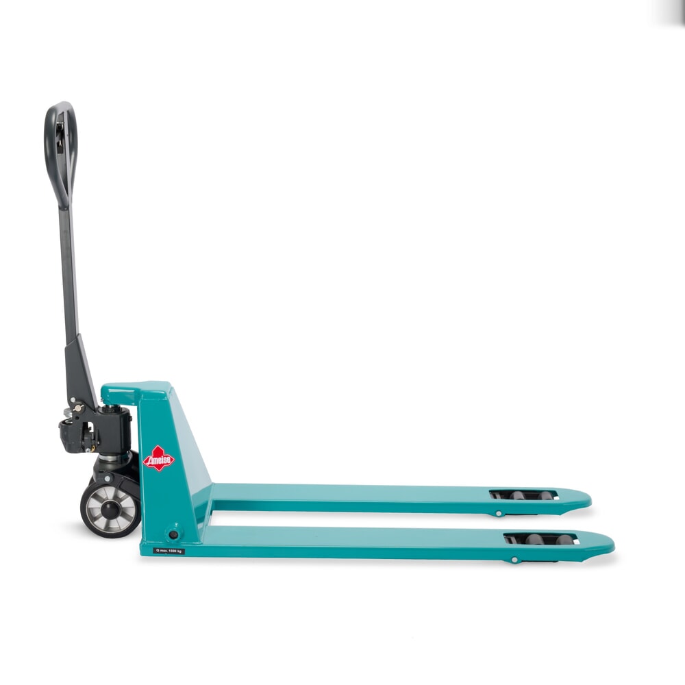 Número de imagen del producto 6: Transpaleta manual Ameise® PTM 1.5, Low, capacidad de carga 1.500 kg, longitud de horquilla 1.150 mm, caucho/poliuretano, rodillos en tándem