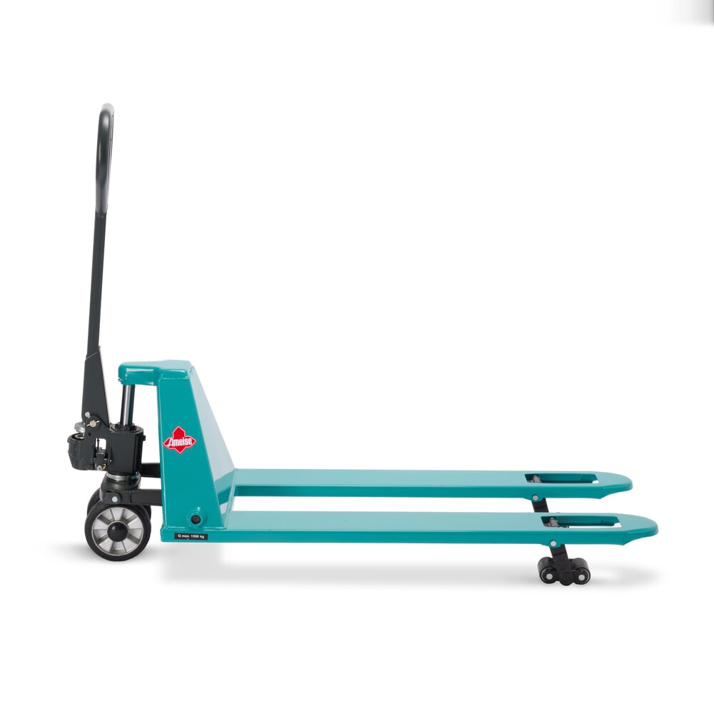 Número de imagen del producto 7: Transpaleta manual Ameise® PTM 1.5, Low, capacidad de carga 1.500 kg, longitud de horquilla 1.150 mm, caucho/poliuretano, rodillos en tándem