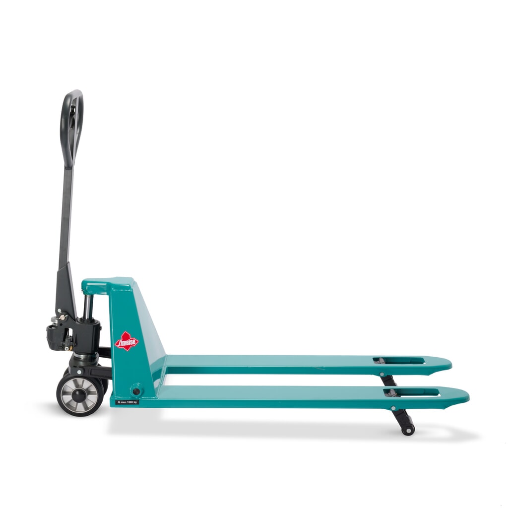 Transpaleta manual Ameise® PTM 1.5, Low, capacidad de carga 1.500 kg, longitud de horquilla 1.150 mm, caucho/poliuretano Número de imagen del producto 6: Transpaleta manual Ameise® PTM 1.5, Low, capacidad de carga 1.500 kg, longitud de horquilla 1.150 mm, caucho/poliuretano