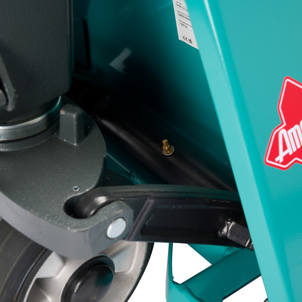 Número de imagen del producto 8: Transpaleta manual Ameise® PTM 1.5, Low, capacidad de carga 1.500 kg, longitud de horquilla 1.150 mm, caucho/poliuretano
